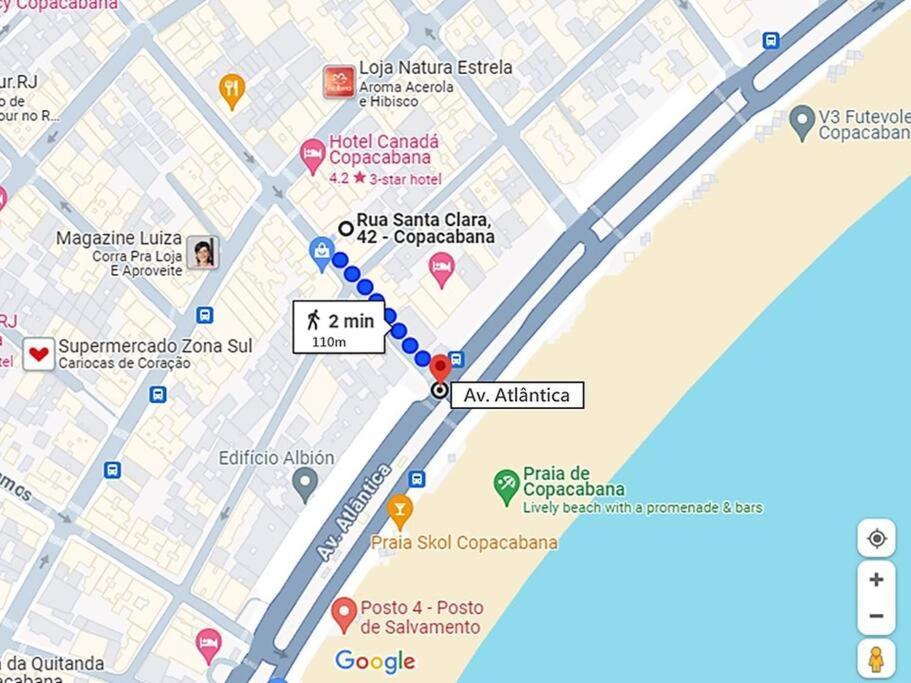 Apartamento Copa_110M Da Praia Rio de Janeiro Exterior foto